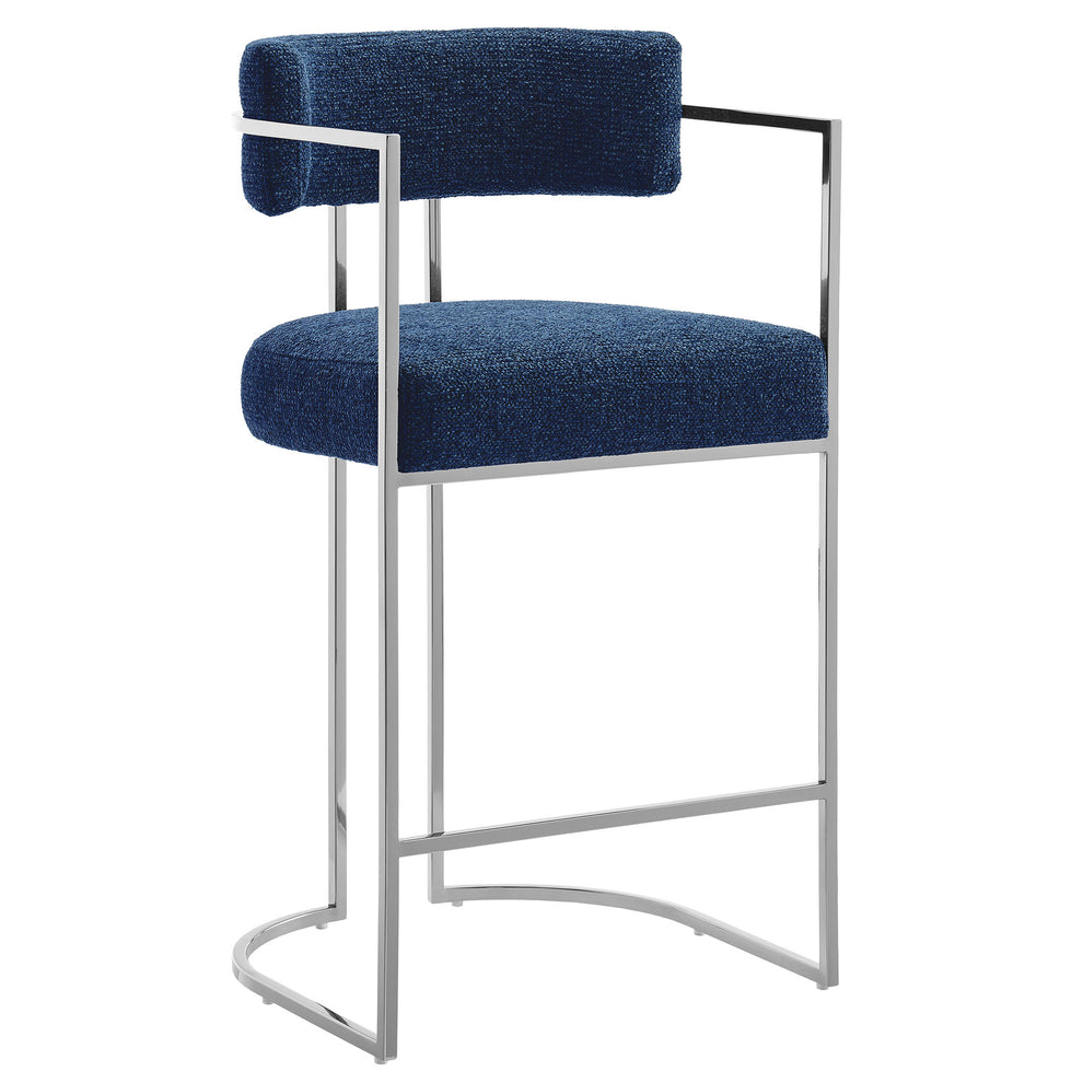 Huron Curved Back Fabric and Metal Counter Stool by Modway | Counter Stools | Modishstore - 21