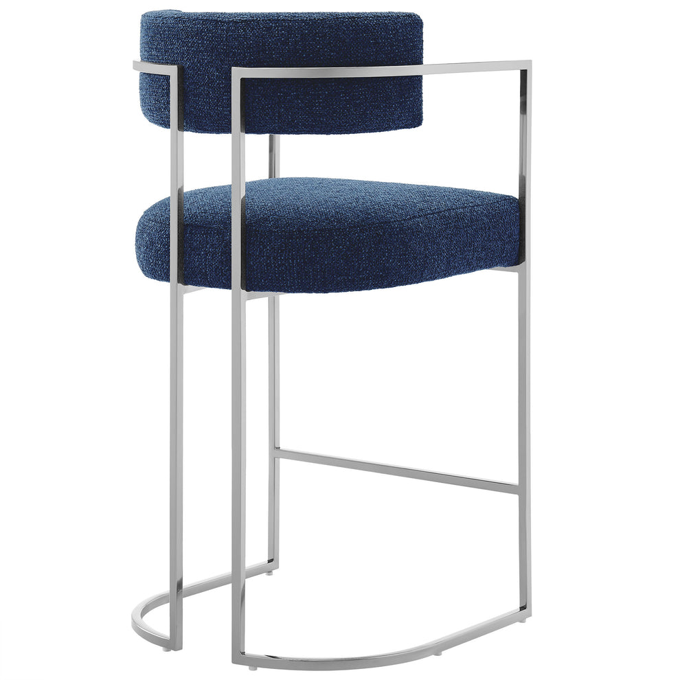 Huron Curved Back Fabric and Metal Counter Stool by Modway | Counter Stools | Modishstore - 23