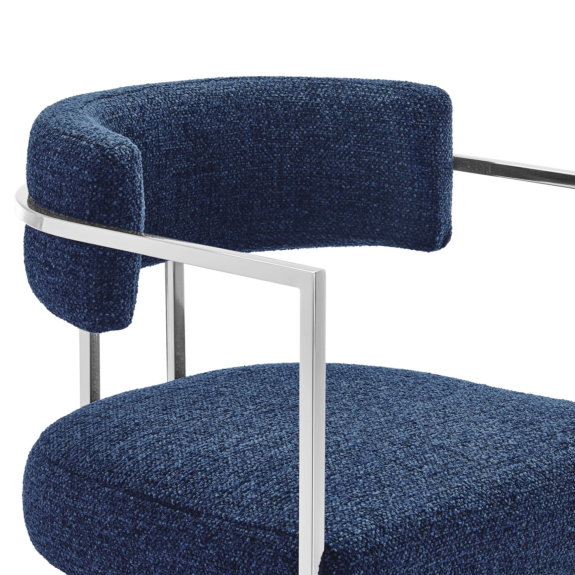 Huron Curved Back Fabric and Metal Counter Stool by Modway | Counter Stools | Modishstore - 25