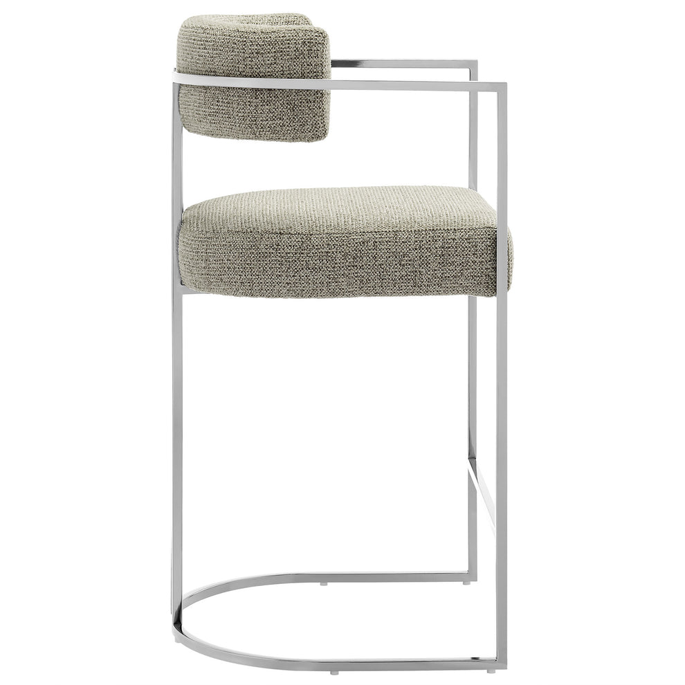 Huron Curved Back Fabric and Metal Counter Stool by Modway | Counter Stools | Modishstore - 32
