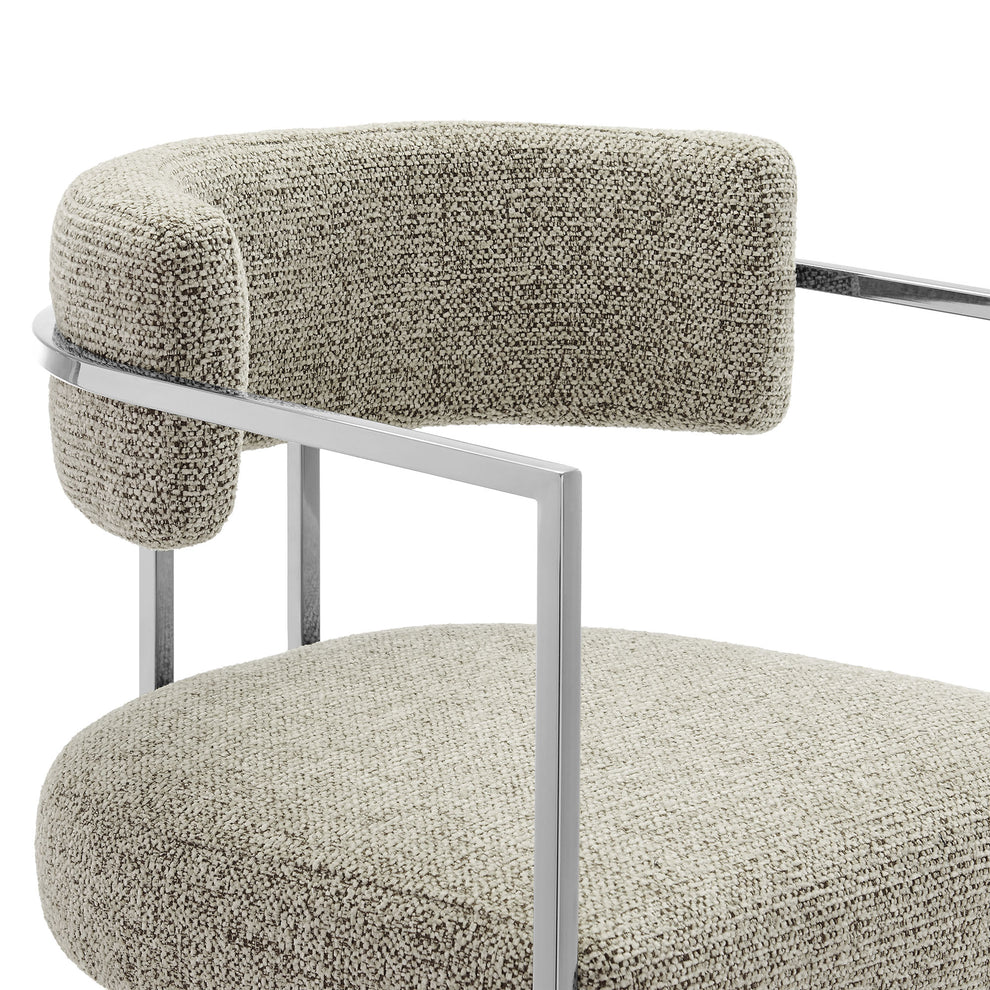 Huron Curved Back Fabric and Metal Counter Stool by Modway | Counter Stools | Modishstore - 35