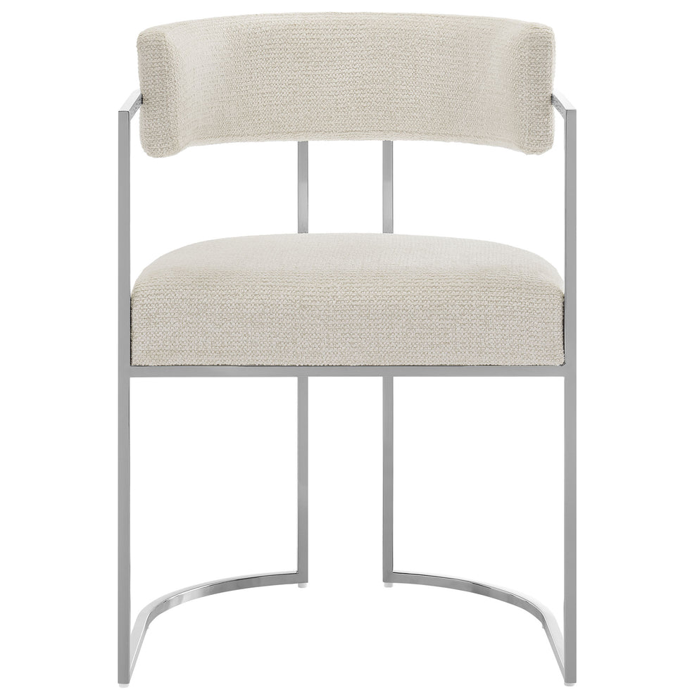 Huron Curved Back Fabric and Metal Dining Accent Chair by Modway | Accent Chairs | Modishstore - 5