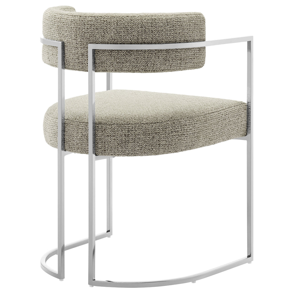 Huron Curved Back Fabric and Metal Dining Accent Chair by Modway | Accent Chairs | Modishstore - 33