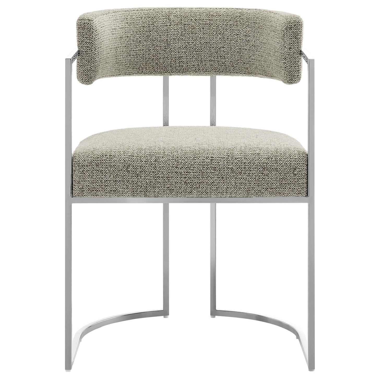 Huron Curved Back Fabric and Metal Dining Accent Chair by Modway | Accent Chairs | Modishstore - 34