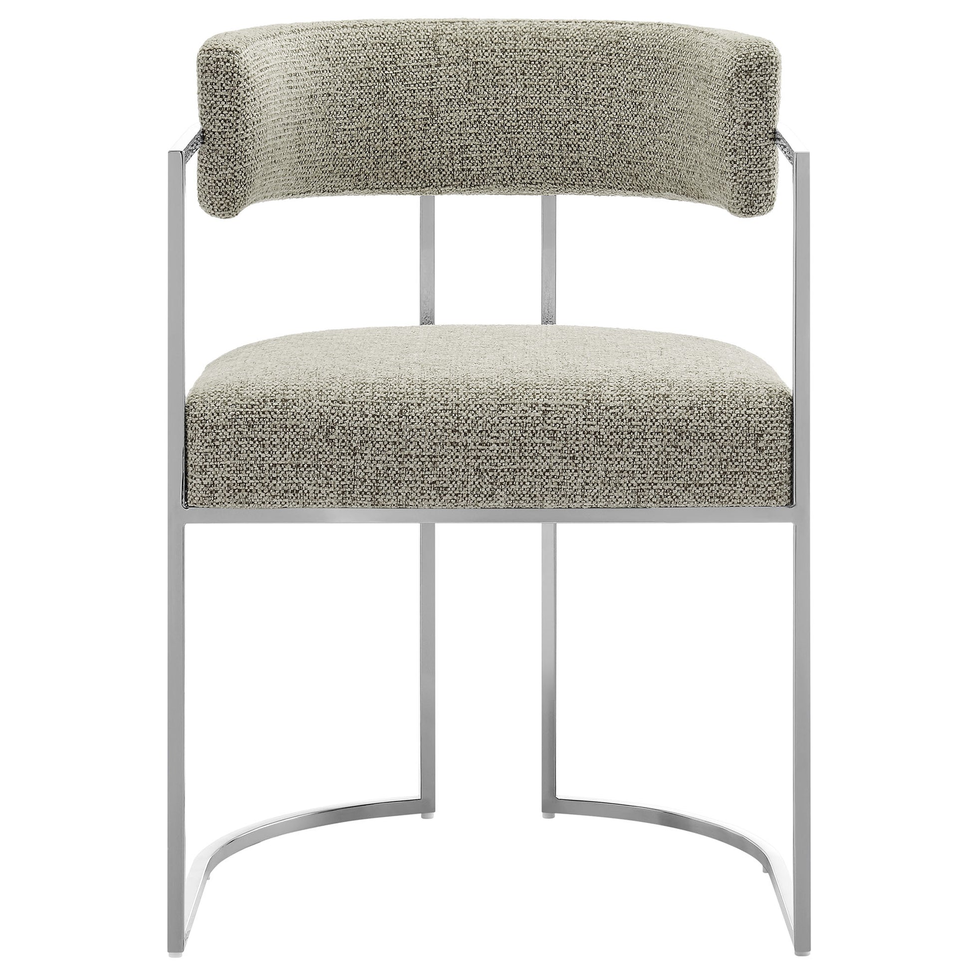 Huron Curved Back Fabric and Metal Dining Accent Chair by Modway | Accent Chairs | Modishstore - 34