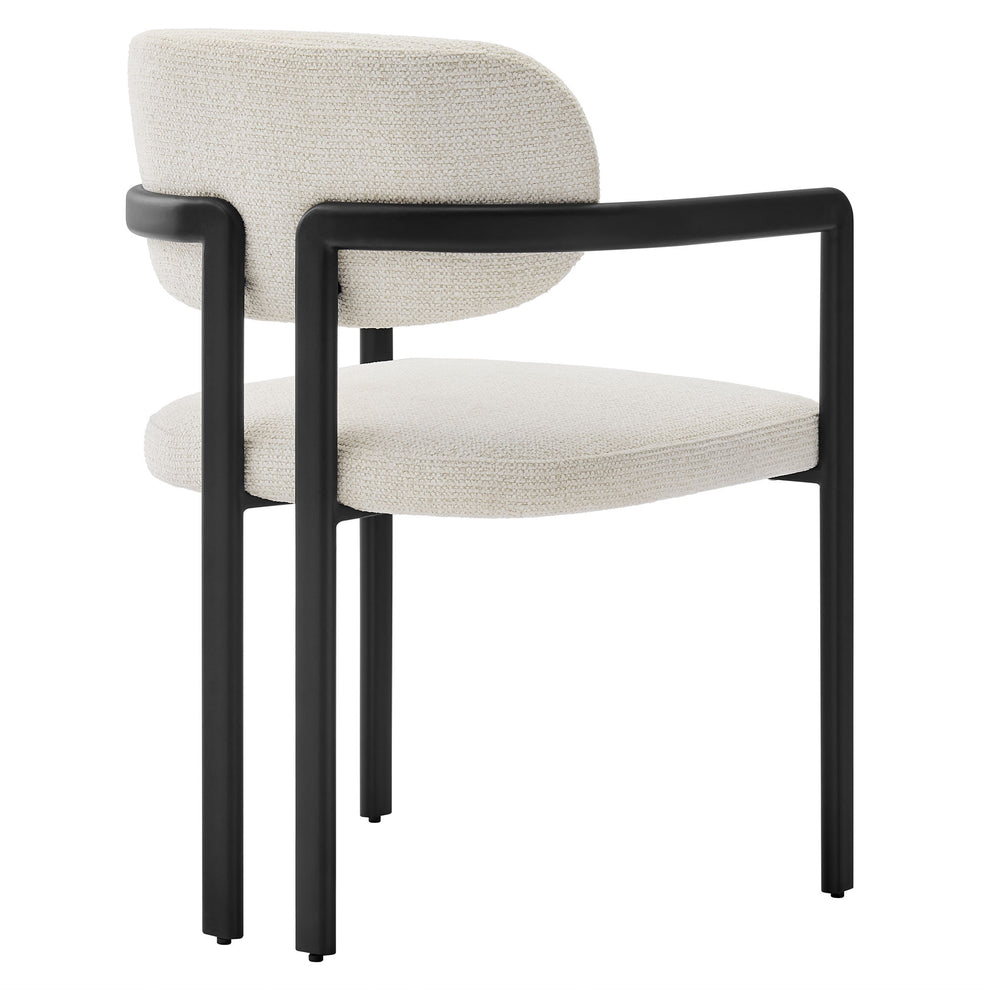 Elio Barrel Fabric and Metal Dining Chair by Modway | Dining Chairs | Modishstore - 4