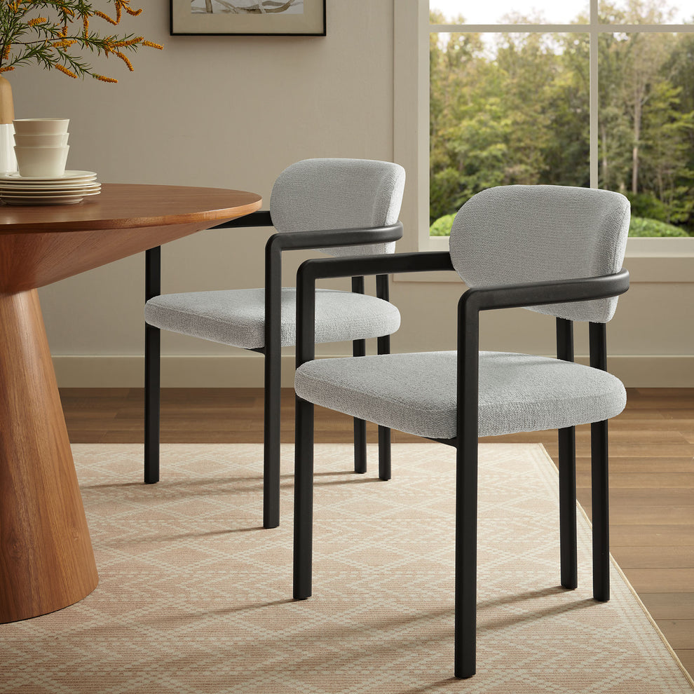 Elio Barrel Fabric and Metal Dining Chair by Modway | Dining Chairs | Modishstore - 17