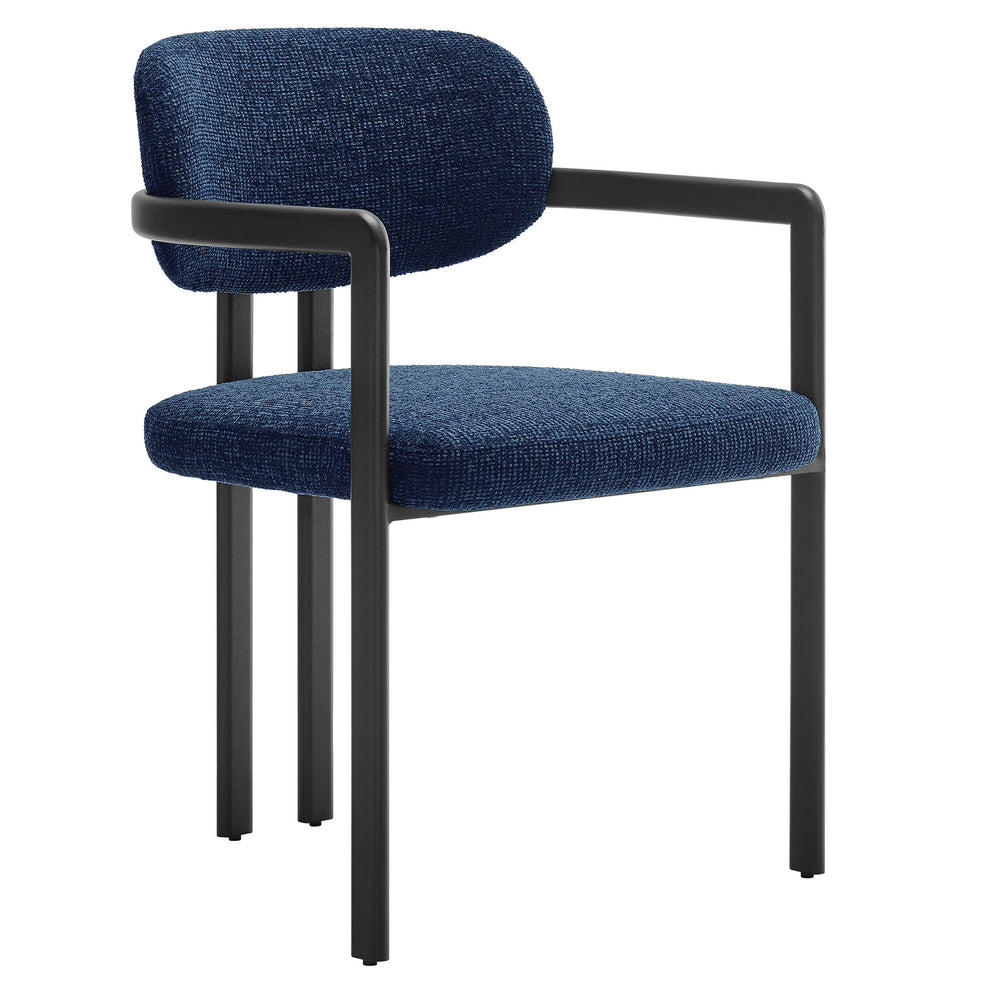 Elio Barrel Fabric and Metal Dining Chair by Modway | Dining Chairs | Modishstore - 21