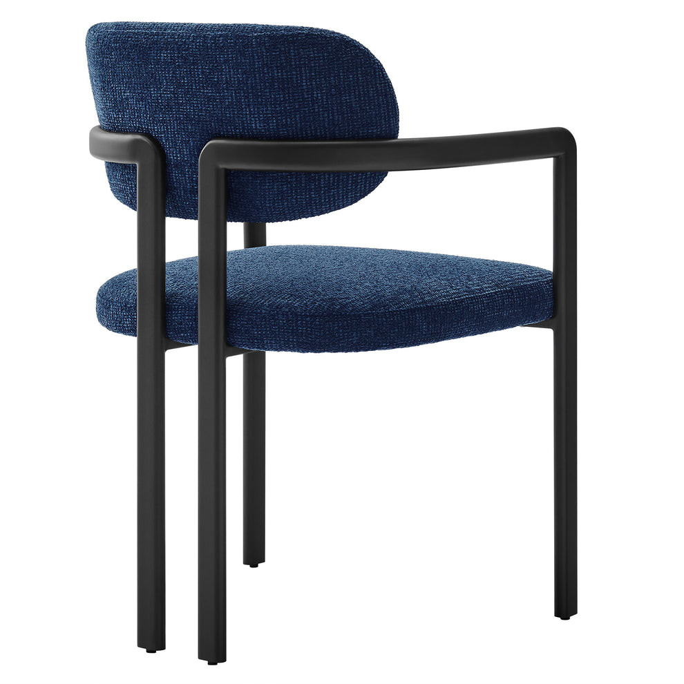 Elio Barrel Fabric and Metal Dining Chair by Modway | Dining Chairs | Modishstore - 23