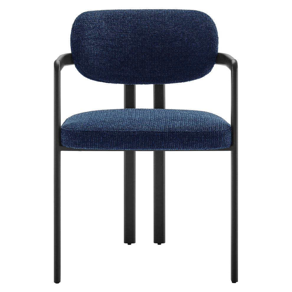 Elio Barrel Fabric and Metal Dining Chair by Modway | Dining Chairs | Modishstore - 24