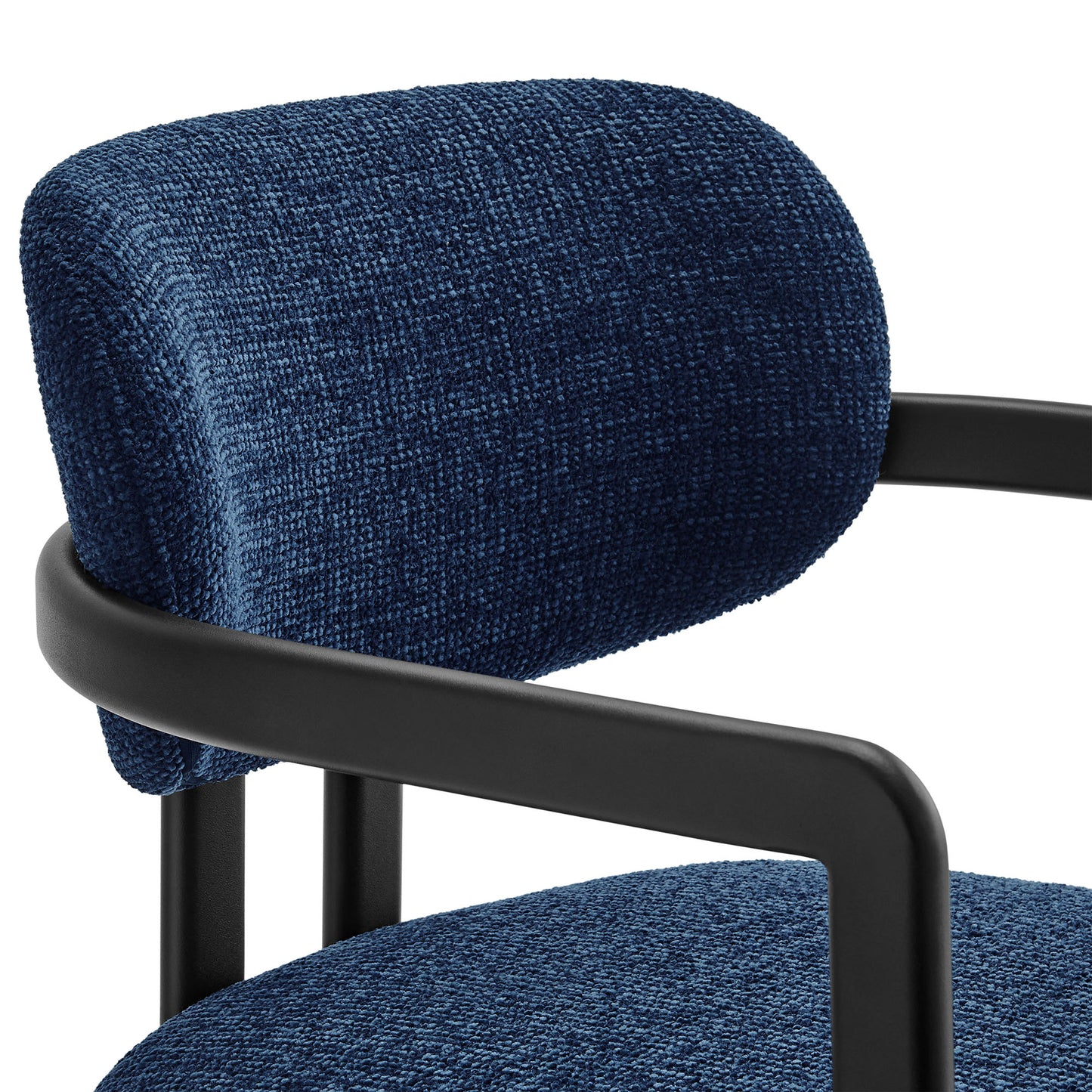 Elio Barrel Fabric and Metal Dining Chair by Modway | Dining Chairs | Modishstore - 25