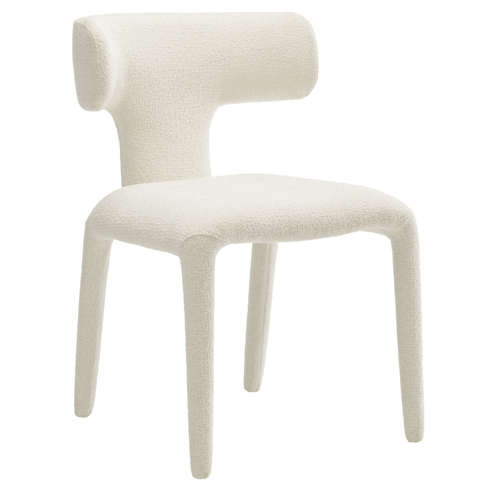 Stellan Curved Back Boucle Upholstered Dining Chair Set of 2 by Modway | Dining Chairs | Modishstore - 3