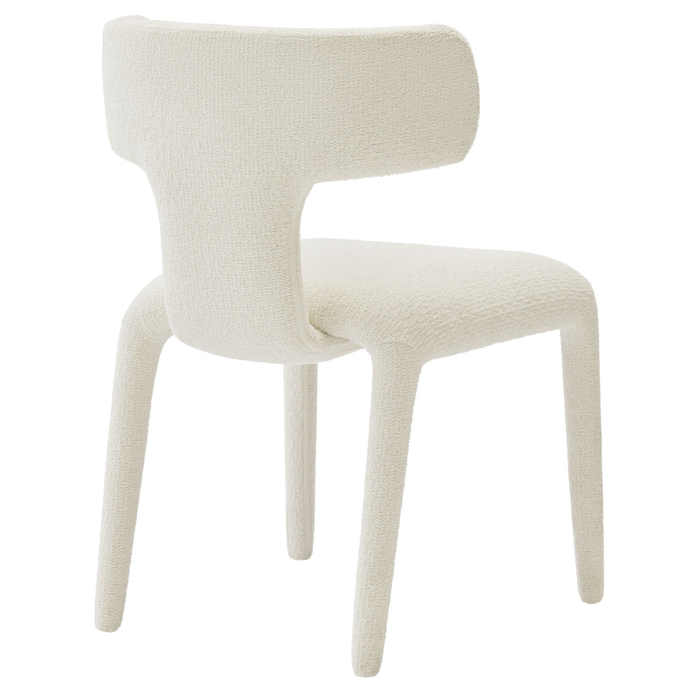 Stellan Curved Back Boucle Upholstered Dining Chair Set of 2 by Modway | Dining Chairs | Modishstore - 5