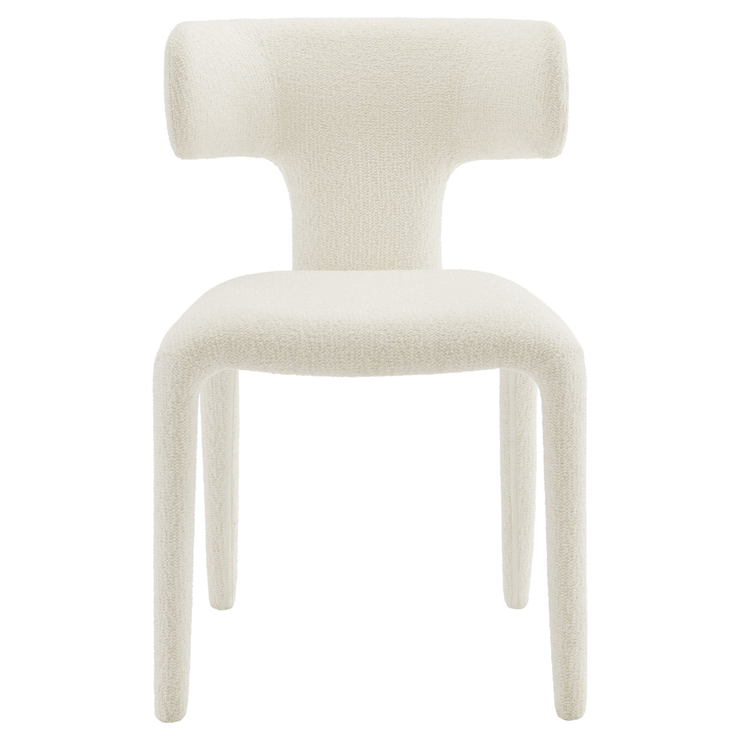 Stellan Curved Back Boucle Upholstered Dining Chair Set of 2 by Modway | Dining Chairs | Modishstore - 6