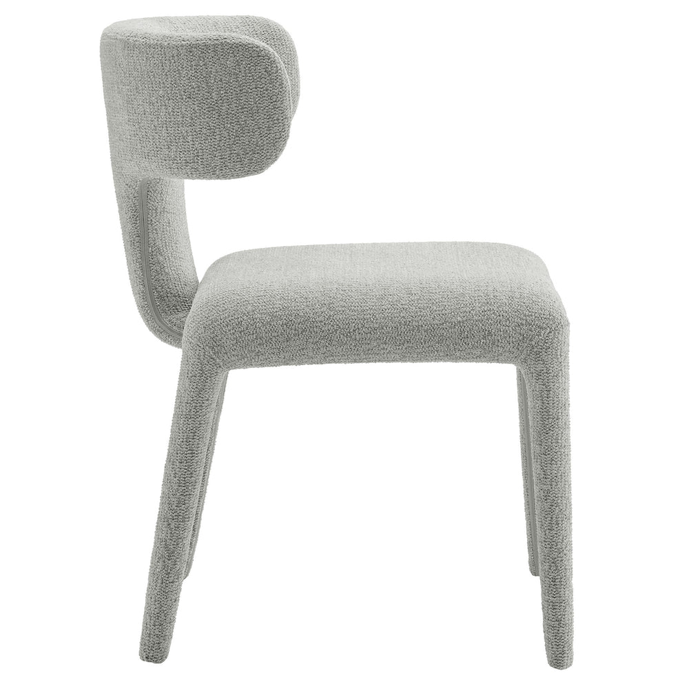 Stellan Curved Back Boucle Upholstered Dining Chair Set of 2 by Modway | Dining Chairs | Modishstore - 14