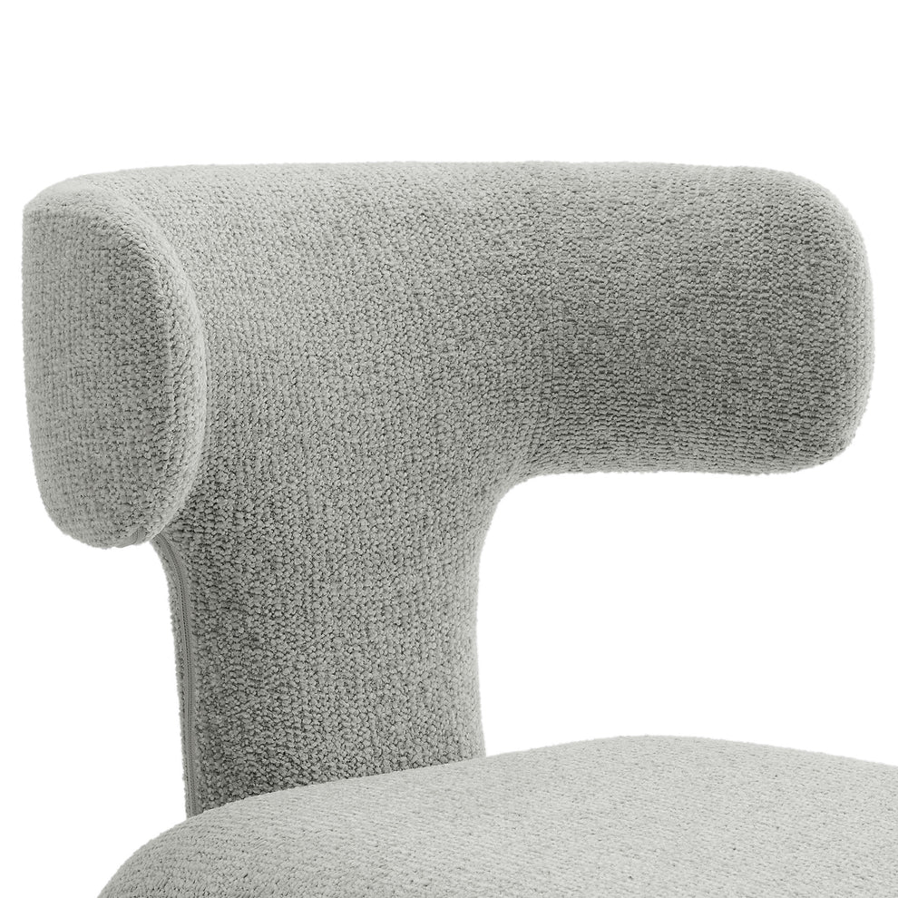 Stellan Curved Back Boucle Upholstered Dining Chair Set of 2 by Modway | Dining Chairs | Modishstore - 17