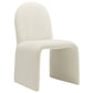 Junia Boucle Upholstered Arch Armless Dining Chair by Modway | Dining Chairs | Modishstore - 2