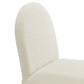 Junia Boucle Upholstered Arch Armless Dining Chair by Modway | Dining Chairs | Modishstore - 6