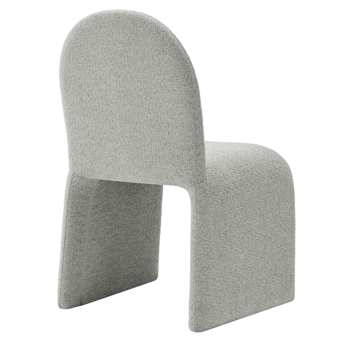 Junia Boucle Upholstered Arch Armless Dining Chair by Modway | Dining Chairs | Modishstore - 13