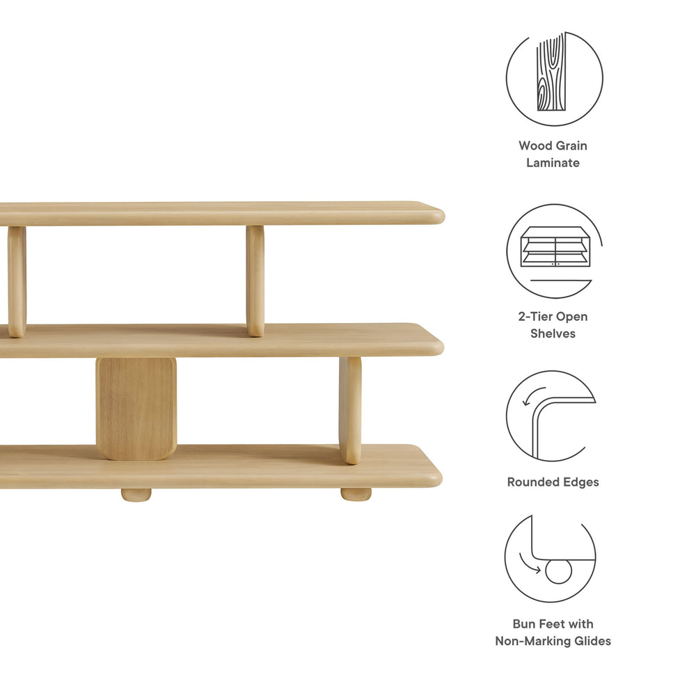 Lyle Sculptural 2-Tier Bookshelf by Modway | Bookshelfs | Modishstore - 7