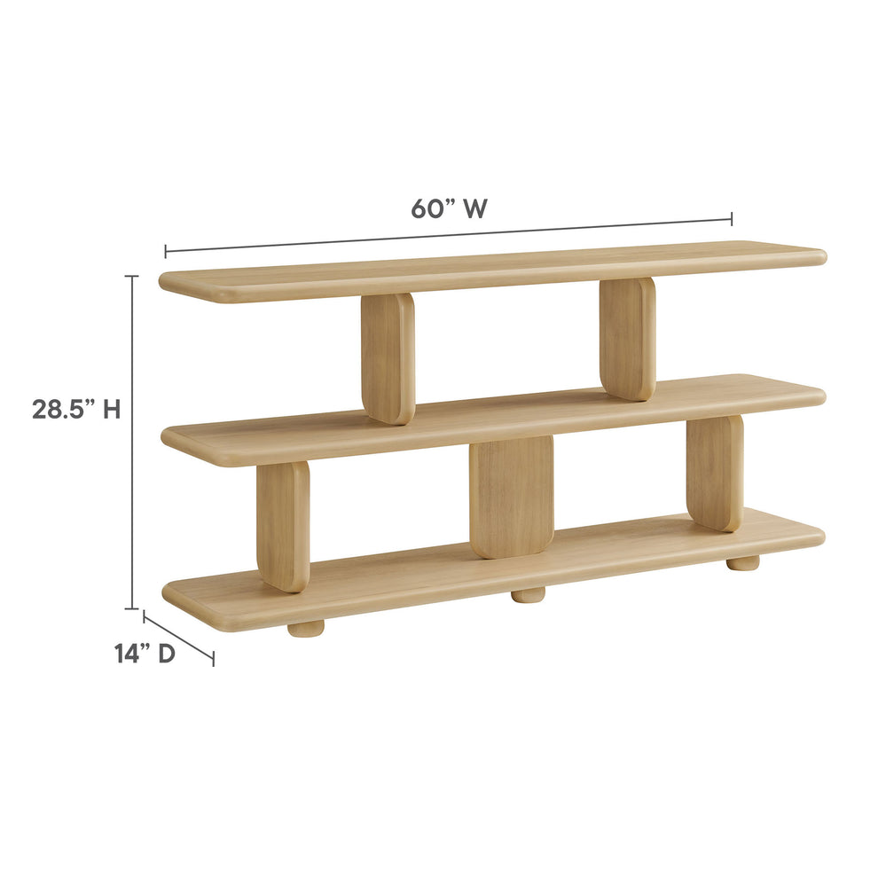 Lyle Sculptural 2-Tier Bookshelf by Modway | Bookshelfs | Modishstore - 8