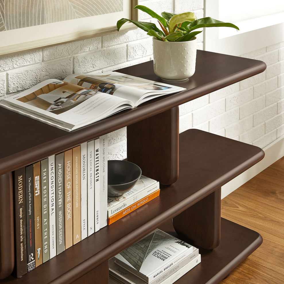 Lyle Sculptural 2-Tier Bookshelf by Modway | Bookshelfs | Modishstore - 13