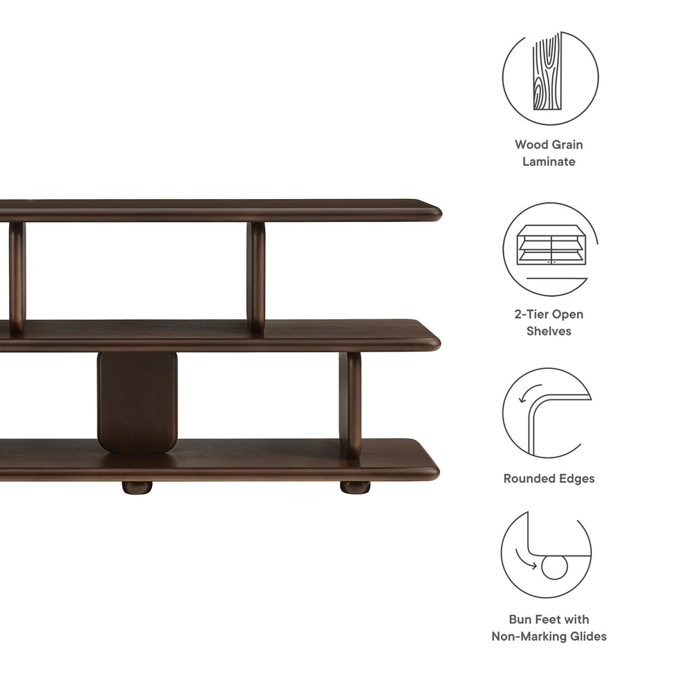 Lyle Sculptural 2-Tier Bookshelf by Modway | Bookshelfs | Modishstore - 15