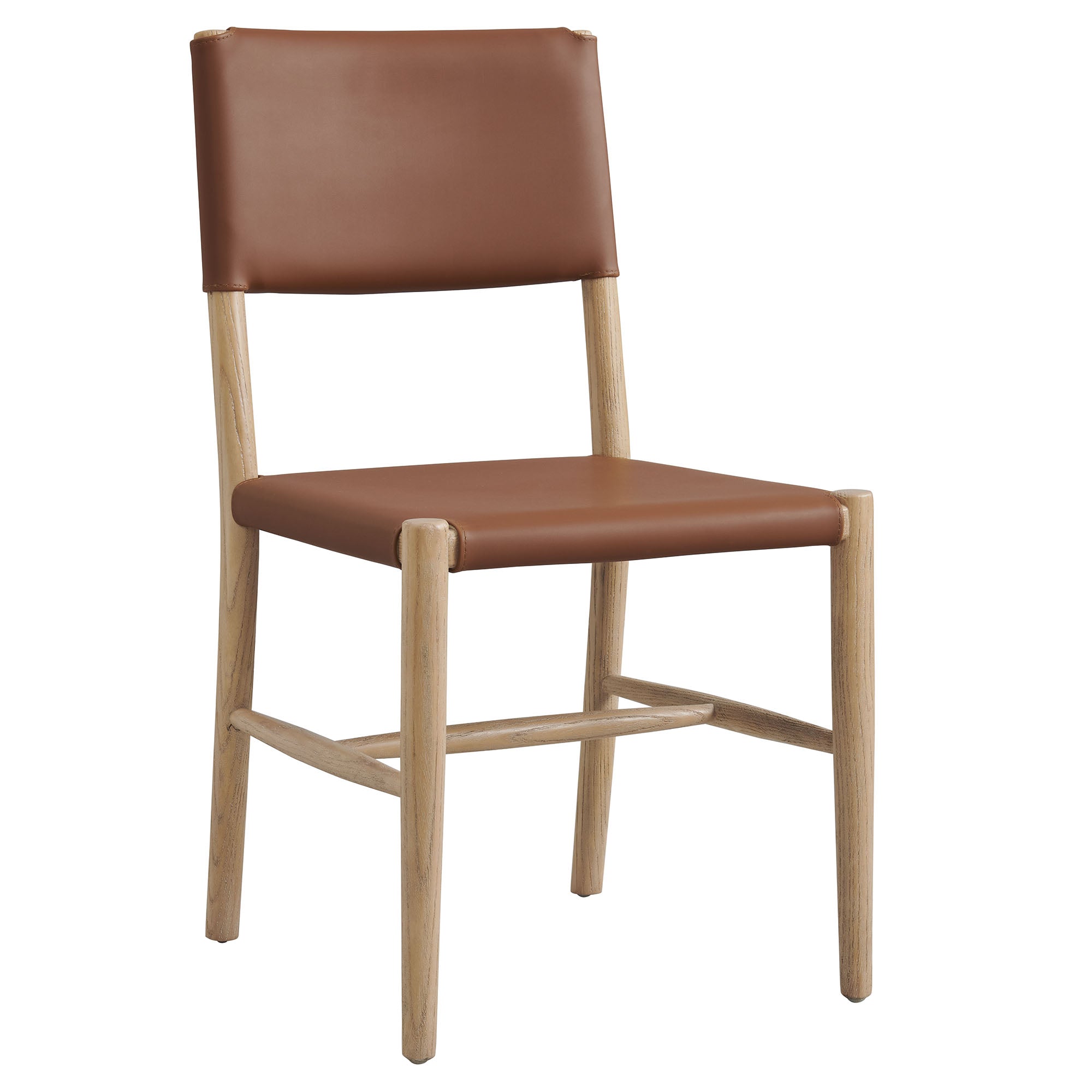 Modway Dover Wood Vegan Leather Dining Side Chairs - Thumbnail 5