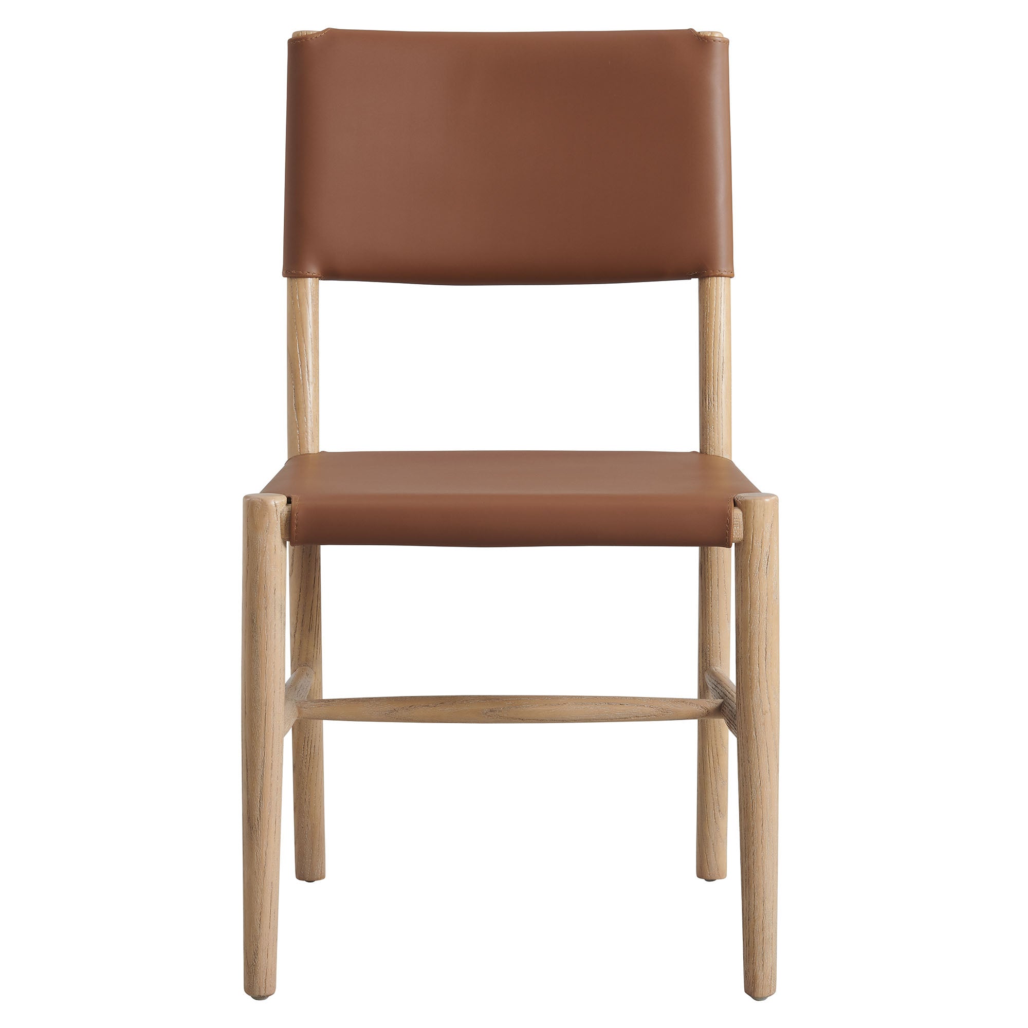 Modway Dover Wood Vegan Leather Dining Side Chairs