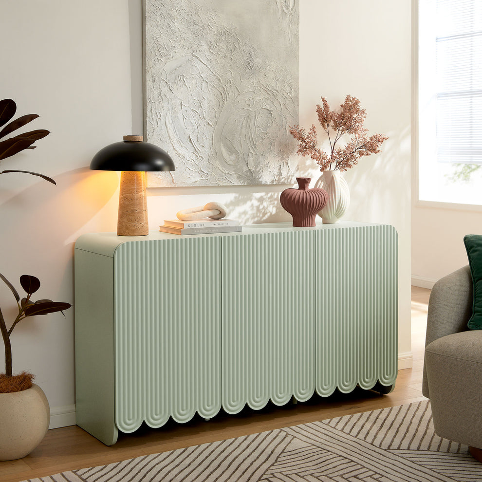 Dahlia Fluted and Scalloped Sideboard Storage Cabinet by Modway | Sideboards | Modishstore - 16