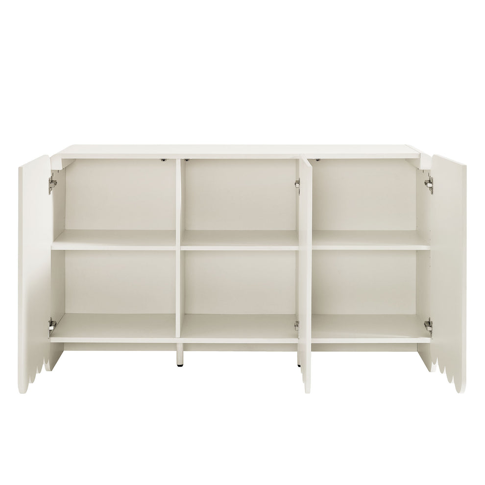 Dahlia Fluted and Scalloped Sideboard Storage Cabinet by Modway | Sideboards | Modishstore - 22