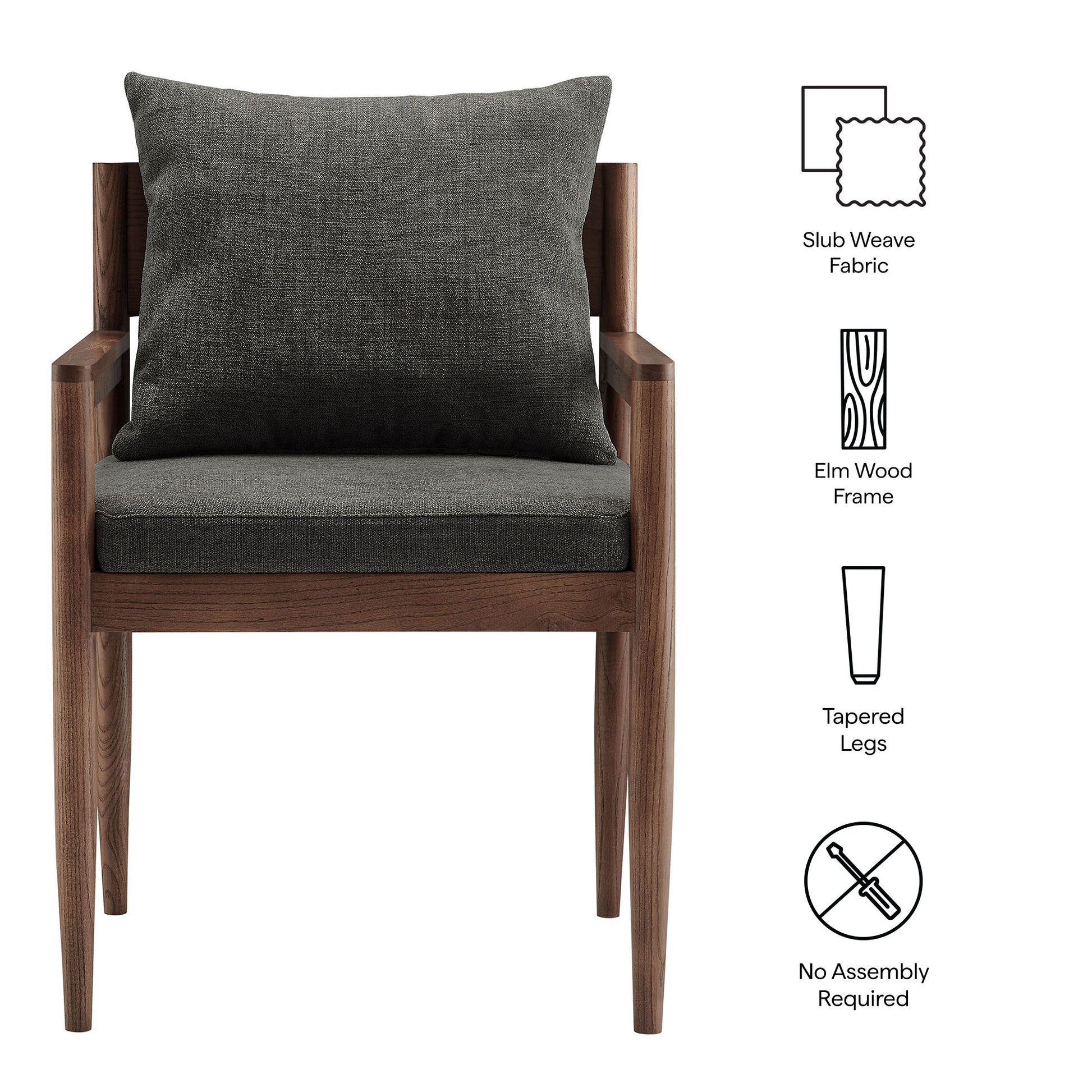 Remington Wood Dining Armchair by Modway | Armchairs | Modishstore - 8