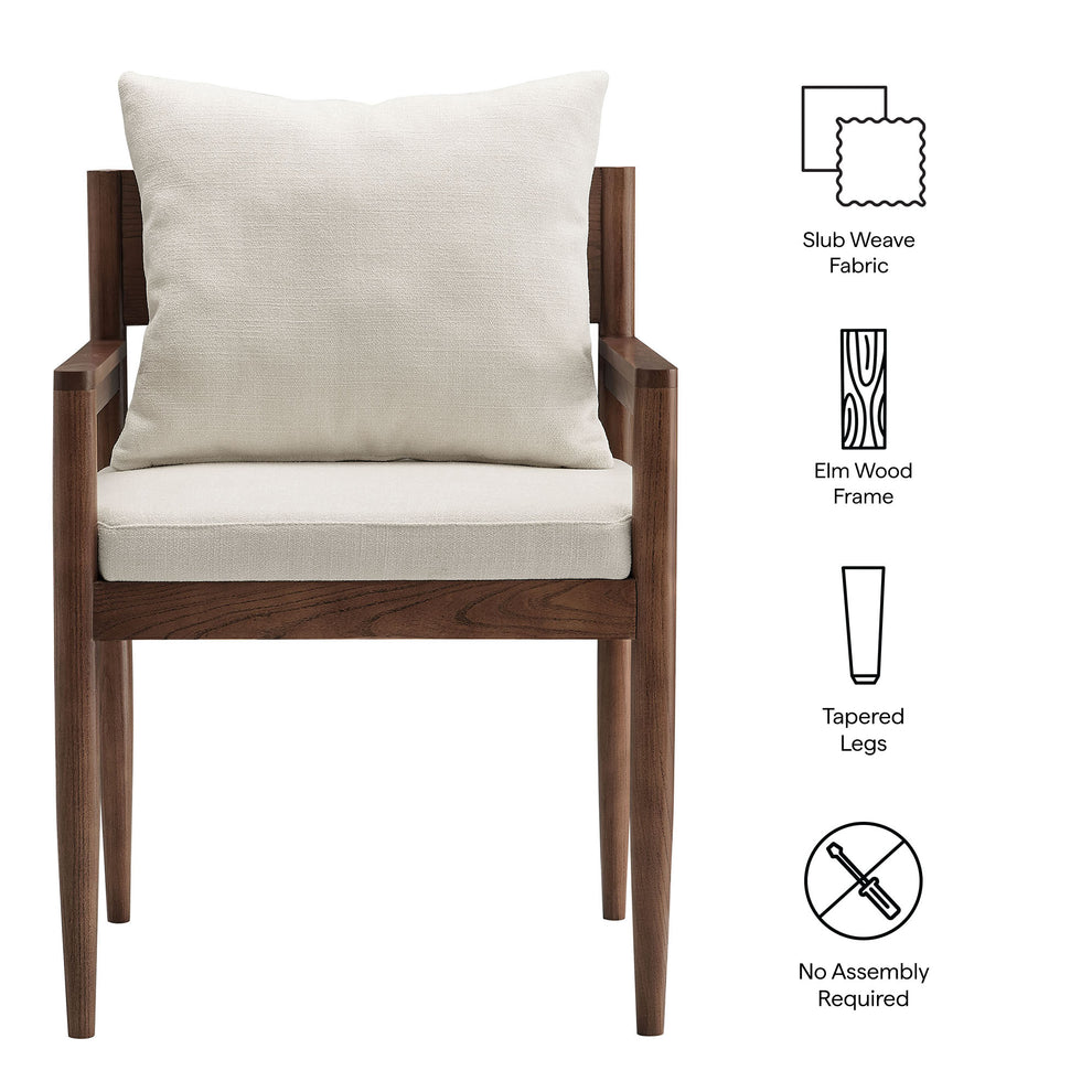 Remington Wood Dining Armchair by Modway | Armchairs | Modishstore - 17