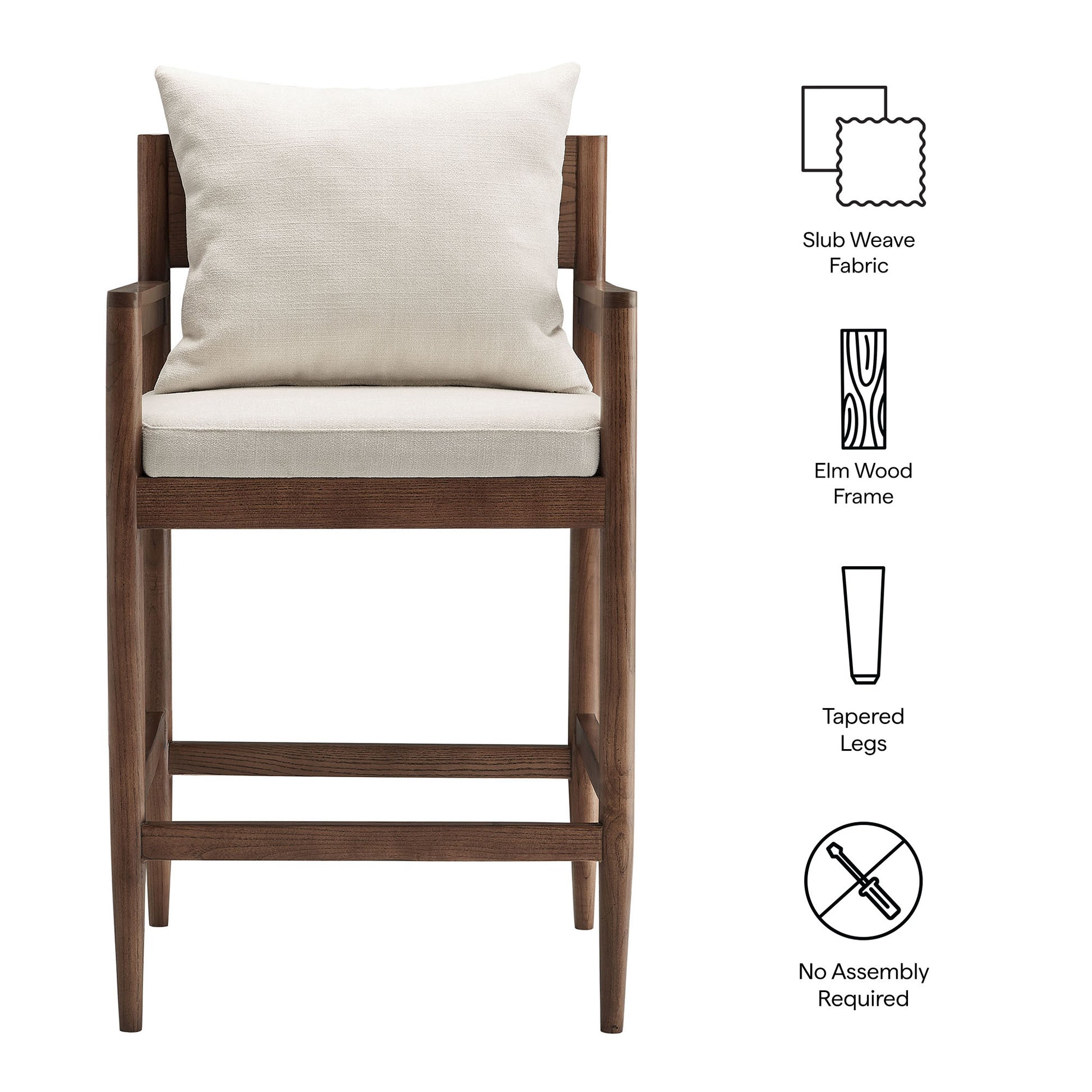 Remington Wood Counter Stool by Modway | Counter Stools | Modishstore - 17