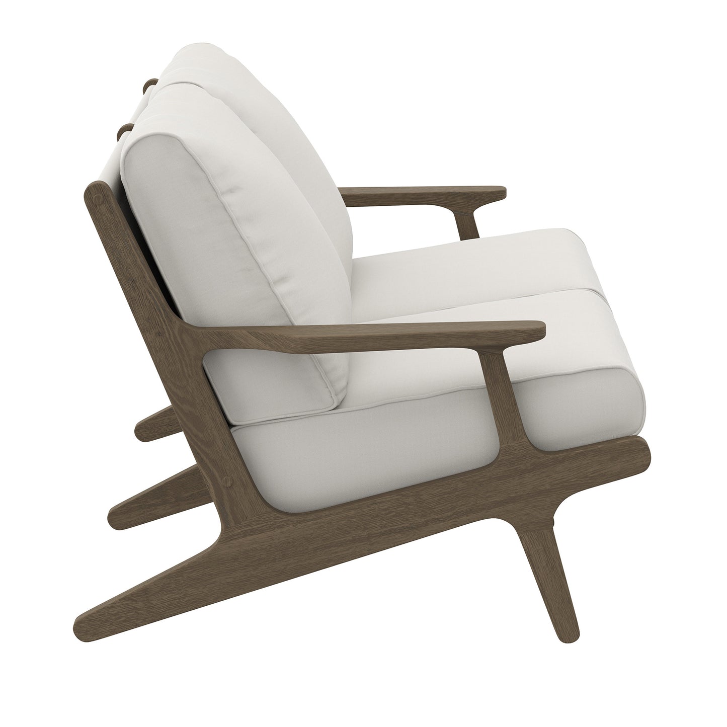 Saratoga Outdoor Patio Teak Wood Loveseat by Modway | Loveseats | Modishstore - 3