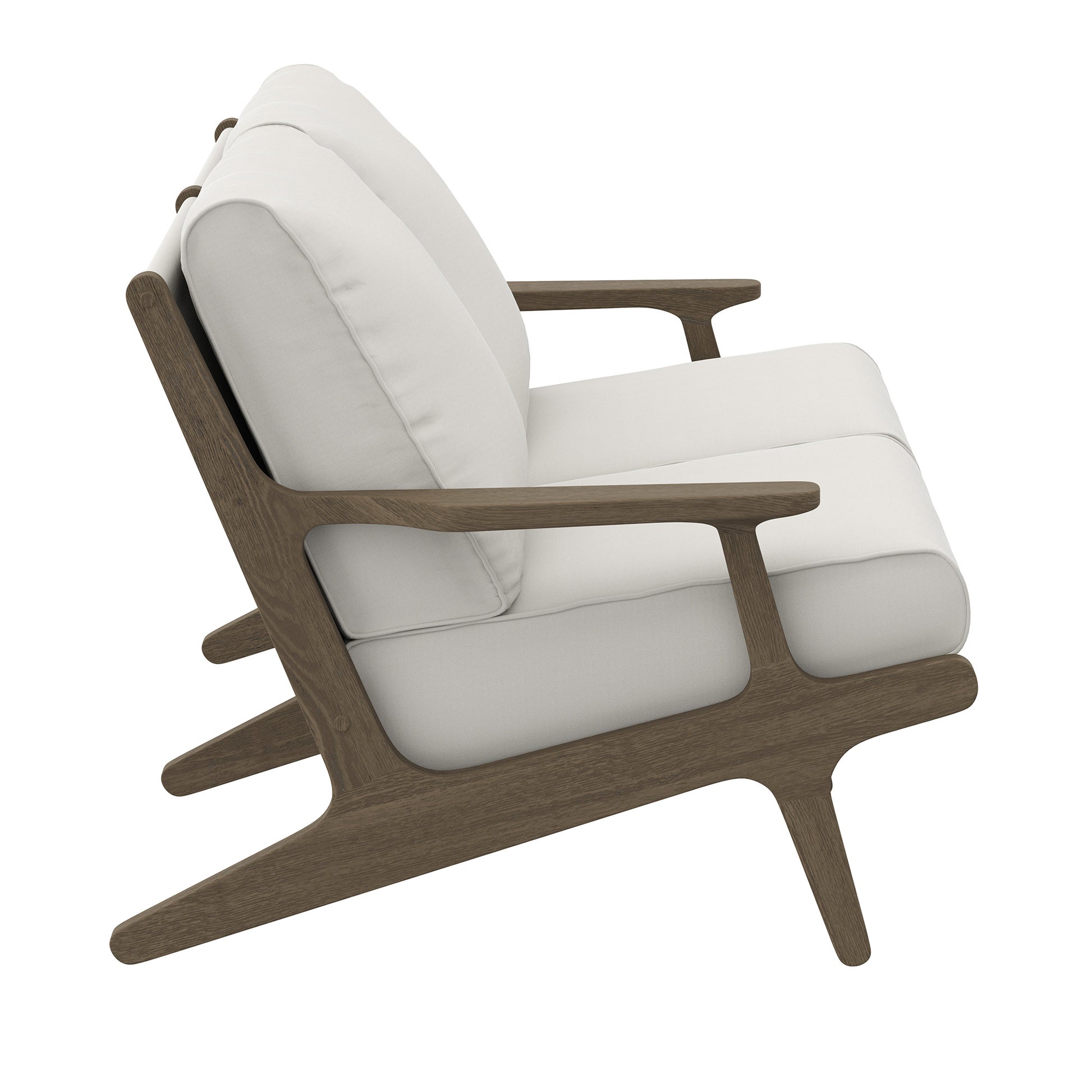 Saratoga Outdoor Patio Teak Wood Loveseat by Modway | Loveseats | Modishstore - 3