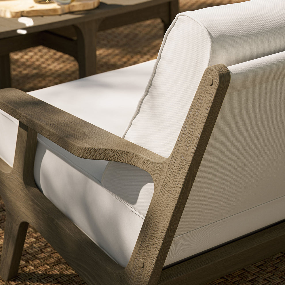 Saratoga Outdoor Patio Teak Wood Loveseat by Modway | Loveseats | Modishstore - 8