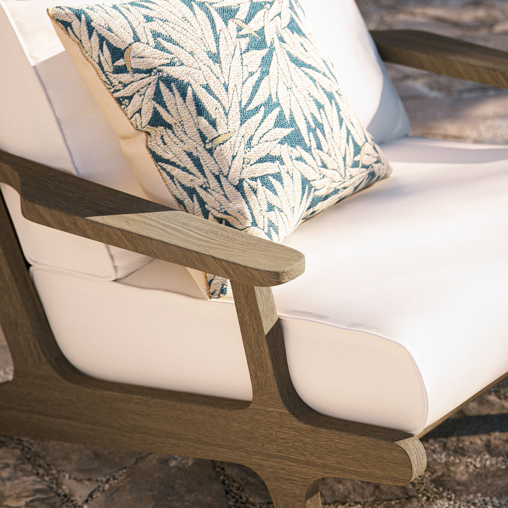 Saratoga Outdoor Patio Teak Wood Armchair by Modway | Outdoor Patio Daybed | Modishstore - 8