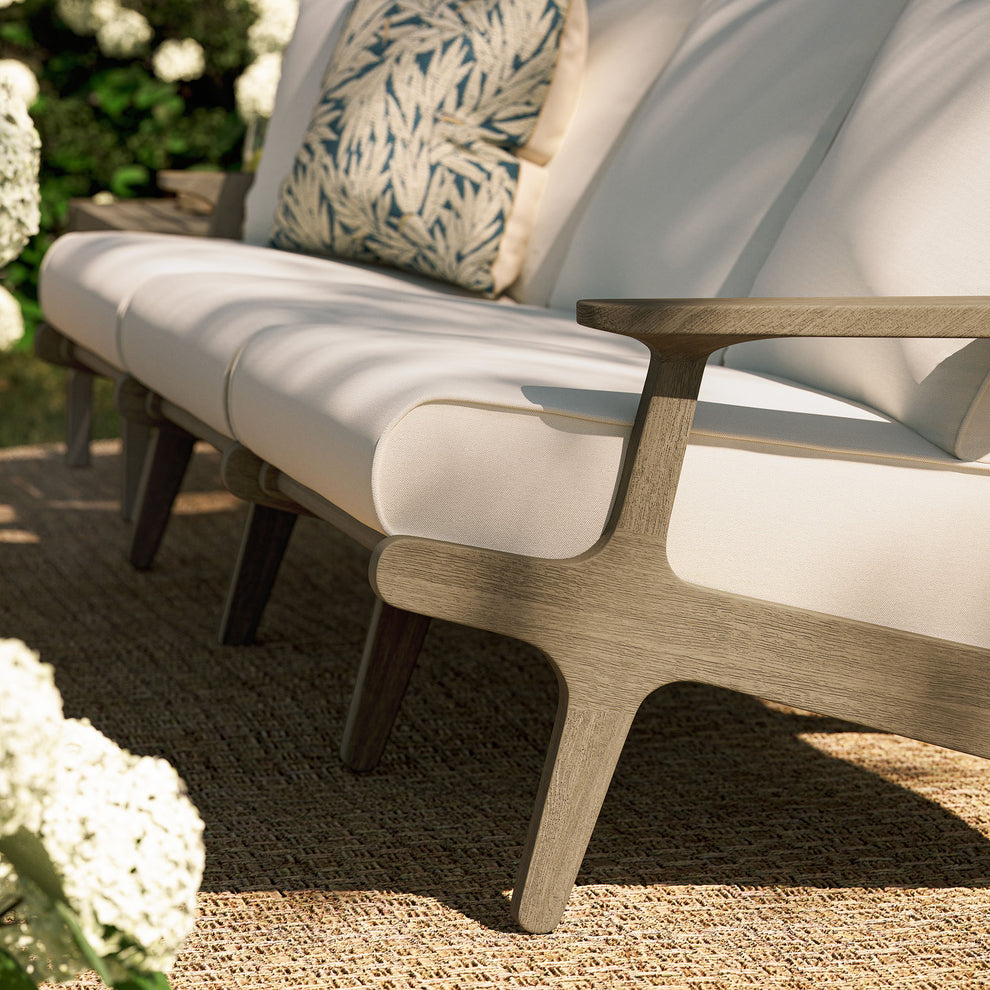 Saratoga Outdoor Patio Teak Sofa by Modway | Outdoor Patio Daybed | Modishstore - 8
