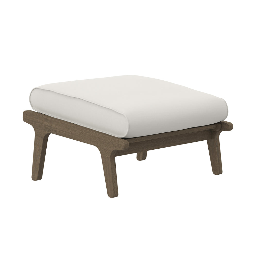 Saratoga Outdoor Patio Teak Ottoman by Modway | Outdoor Patio Daybed | Modishstore - 2