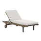 Saratoga Outdoor Patio Teak Chaise Lounge Chair by Modway | Outdoor Patio Daybed | Modishstore - 2
