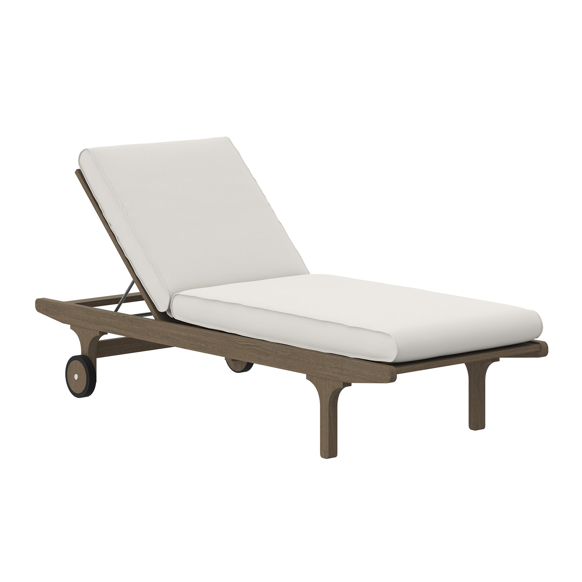 Saratoga Outdoor Patio Teak Chaise Lounge Chair by Modway | Outdoor Patio Daybed | Modishstore - 2