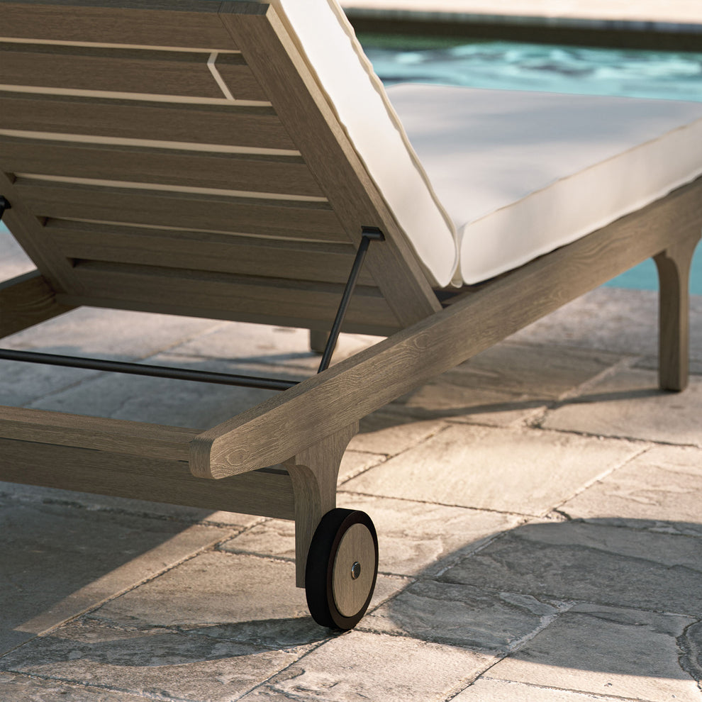 Saratoga Outdoor Patio Teak Chaise Lounge Chair by Modway | Outdoor Patio Daybed | Modishstore - 8