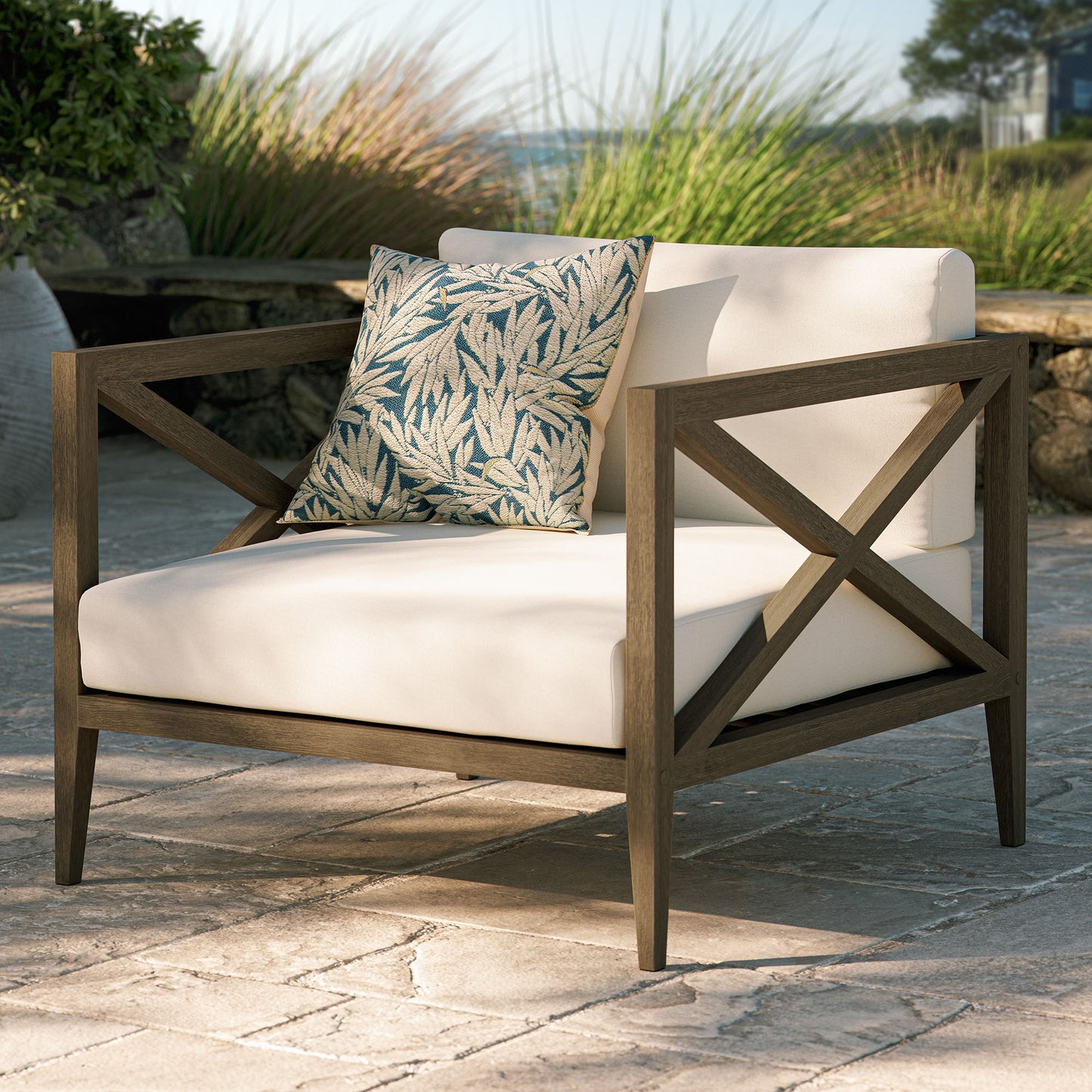 Northlake Outdoor Patio Teak Armchair by Modway | Outdoor Patio Daybed | Modishstore - 1