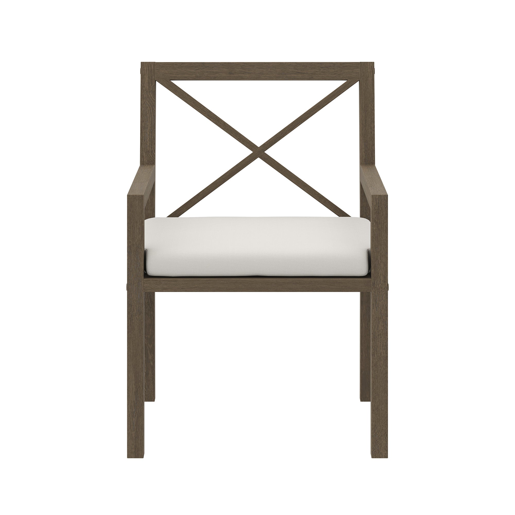 Northlake Outdoor Patio Teak Dining Armchair - Thumbnail 3