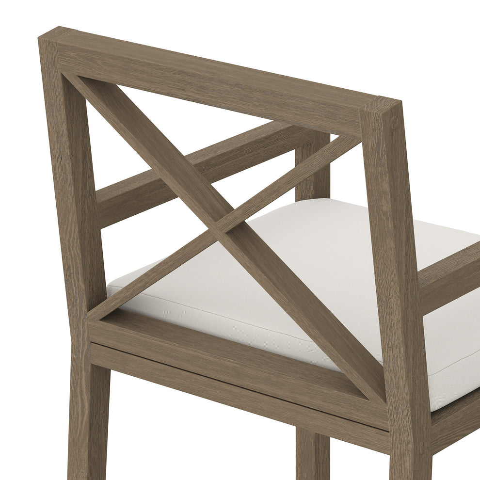 Northlake Outdoor Patio Teak Dining Armchair by Modway | Outdoor Patio Daybed | Modishstore - 6