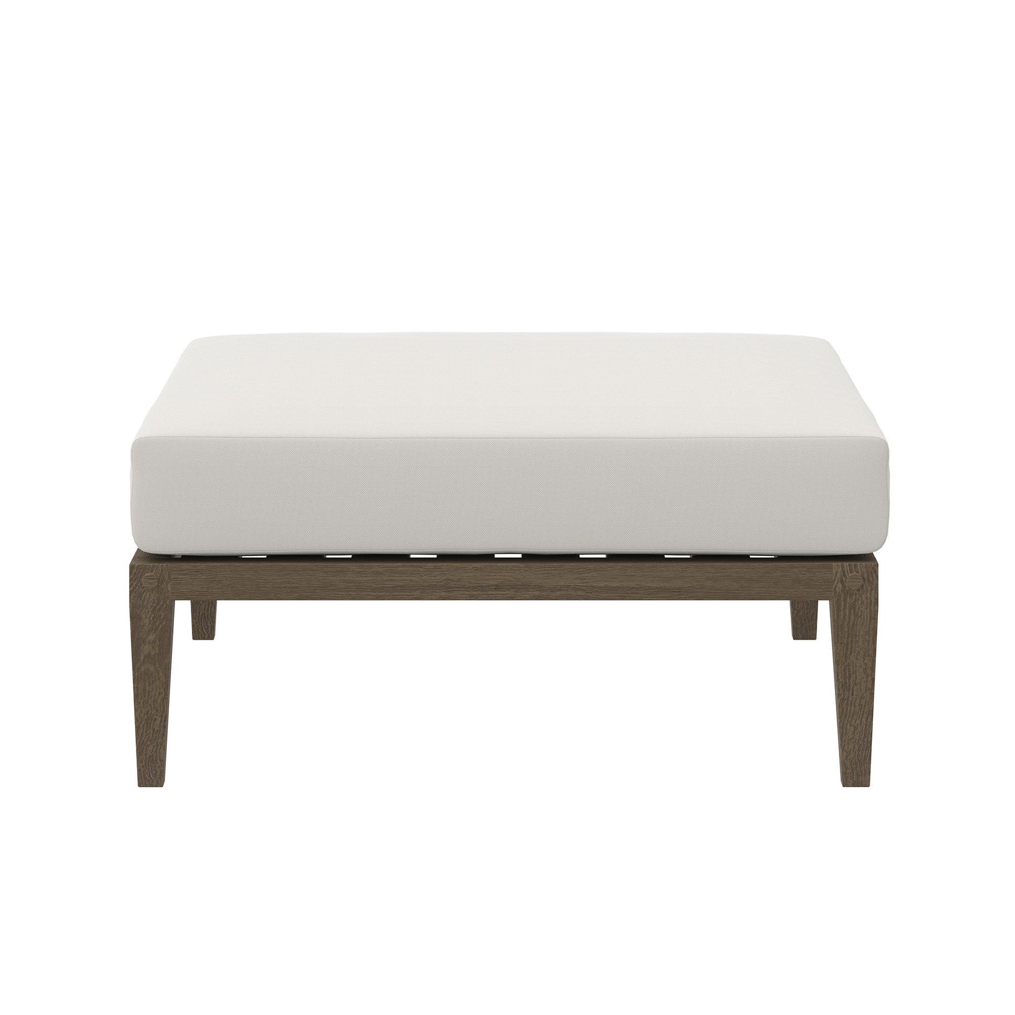 Northlake Outdoor Teak Ottoman - Thumbnail 5