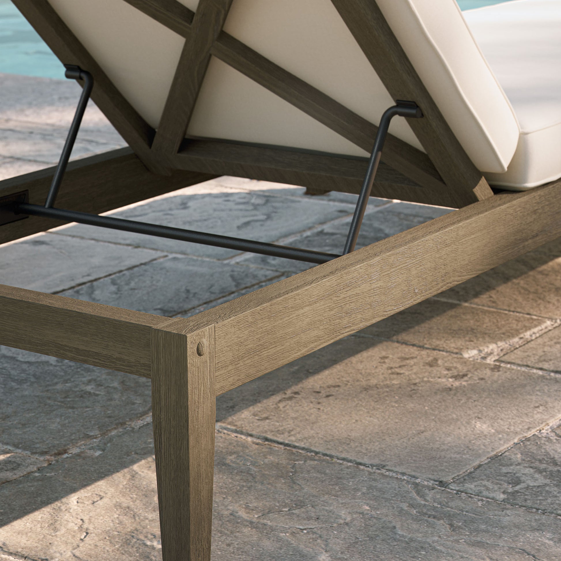 Northlake Outdoor Patio Teak Chaise Lounge by Modway | Outdoor Patio Daybed | Modishstore - 8