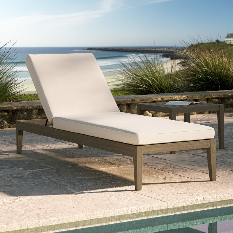 Northlake Outdoor Patio Teak Chaise Lounge by Modway | Outdoor Patio Daybed | Modishstore - 1