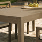 Northlake 83" Rectangular Outdoor Patio Teak Dining Table by Modway | Outdoor Patio Daybed | Modishstore - 8